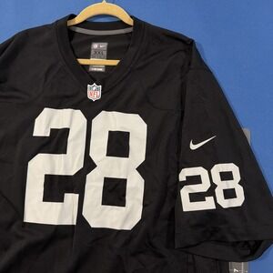 Nike On-Field Jersey Mens XXXL Black Josh Jacobs #28 Las Vegas Raiders NFL